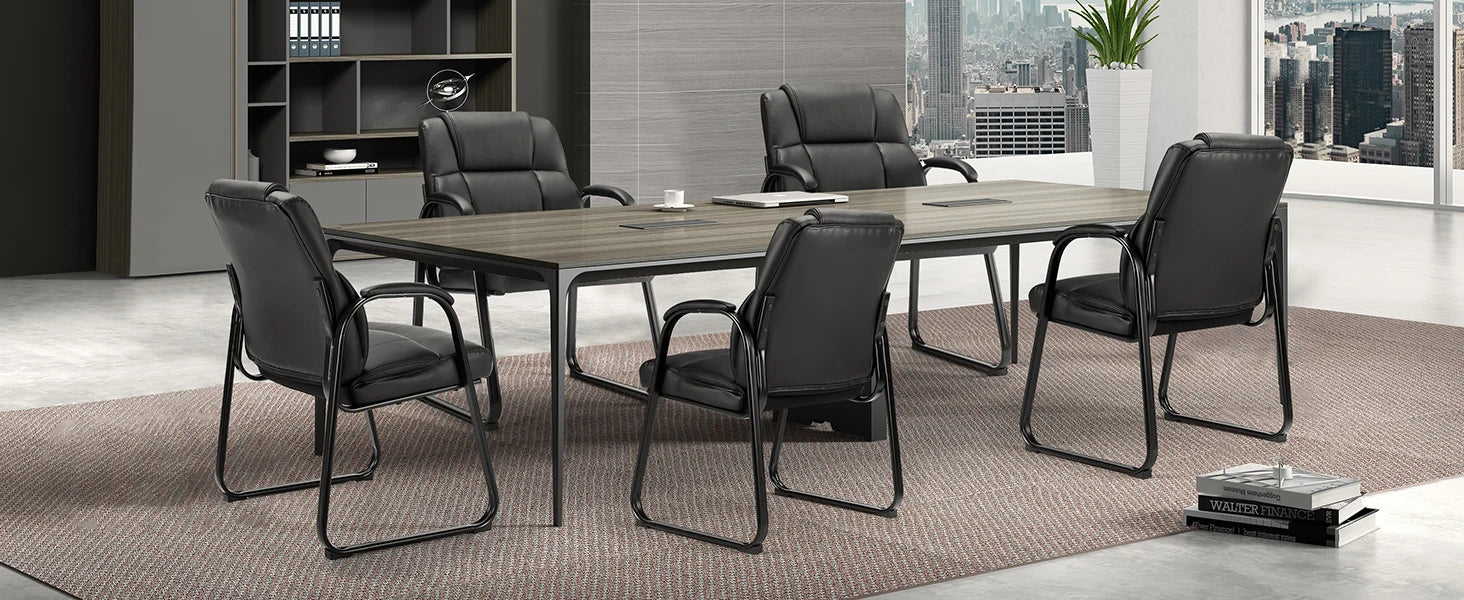 JHK Ergonomic Padded PU Leather Backrest Chair