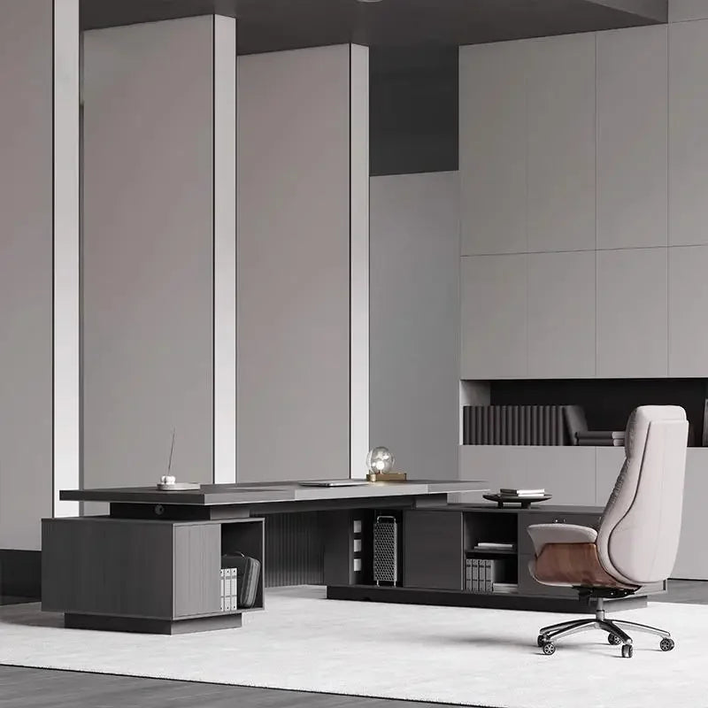 Unique Unusual Office Desk Executive Study Conference Minimalist Office Desk Mobile Modern Gaming Wooden Bureau Home Furniture