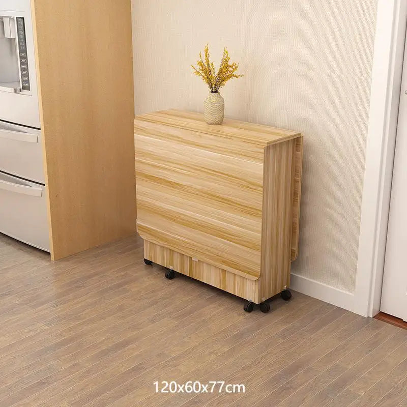 Folding multifunctional houshold dining table