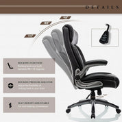 Executive Office Ergonomic Chair with Thick Bonded Leather