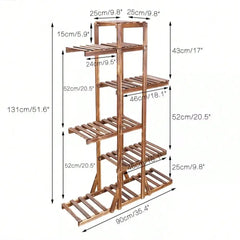 Wall Corner  Plant Stand Indoor Outdoor Garden Flower Pot Shelf Space Save