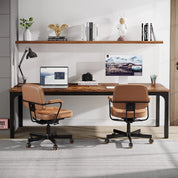 Tribesigns 78.7 Inches Extra Long Computer Desk 2 Person Desk, Double Long Desk, Workstaion for Home Office