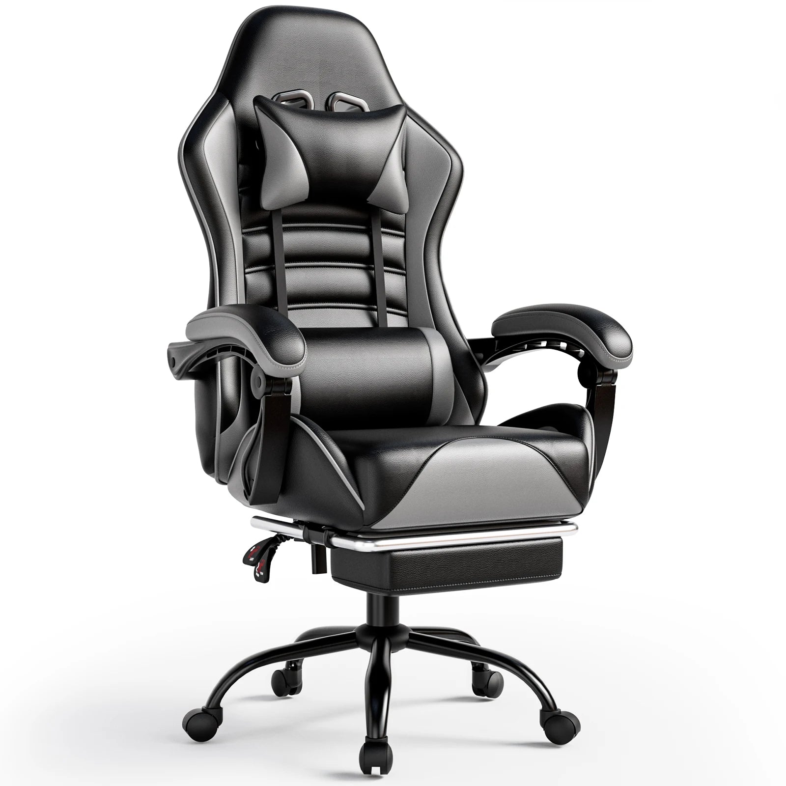 Ergonomic Racing Style Gaming Chair with Footrest