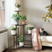 6 Tiered Corner Plant Display Rack for Living Room Balcony Garden