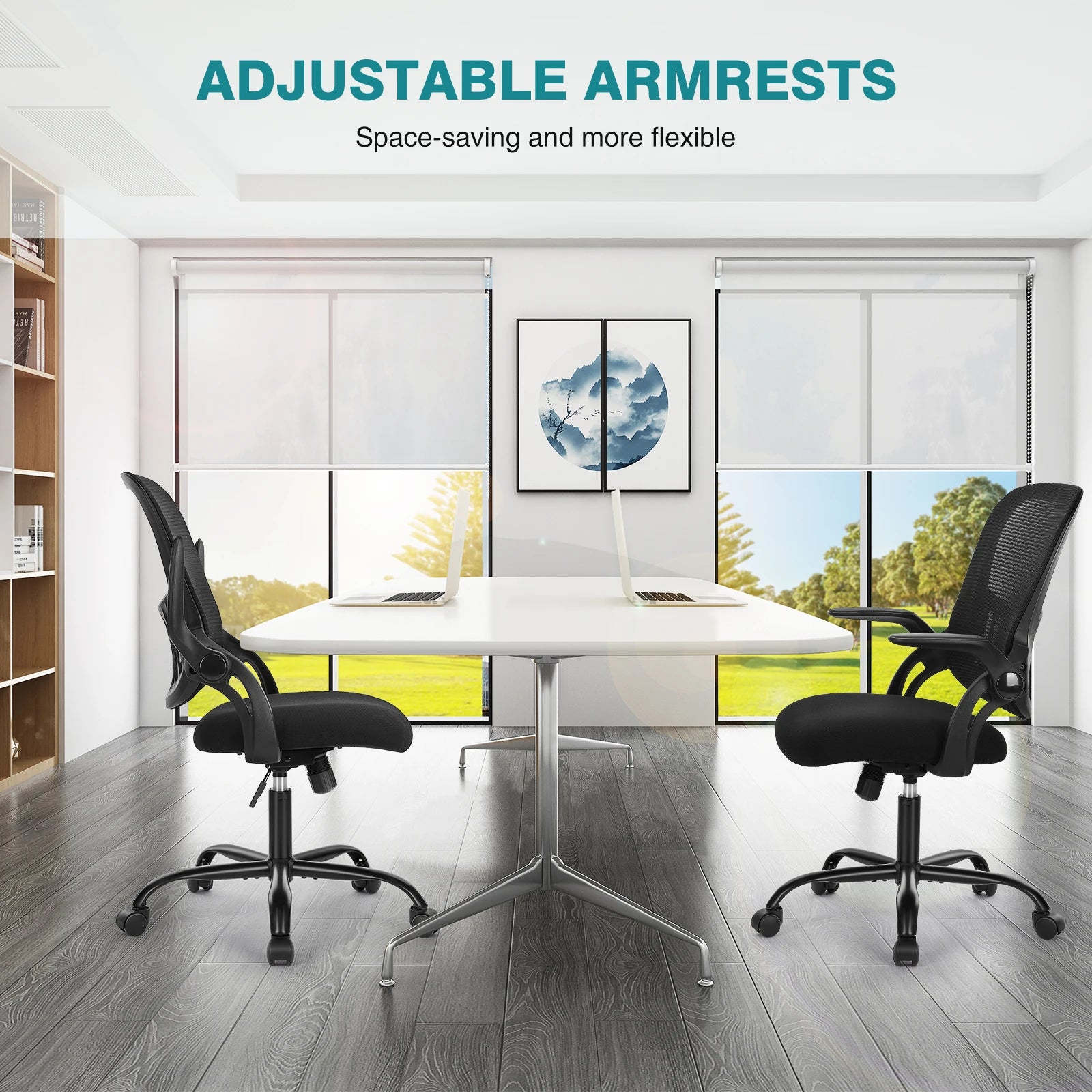 Ergonomic Mesh Backrest Office Desk Chair with Adjustable Height