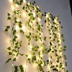 Flower Green Leaf String Lights - Enchanting Fairy Lights