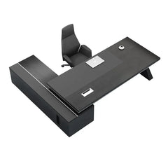 L Shaped Executive Office Desk Luxurious and Durable