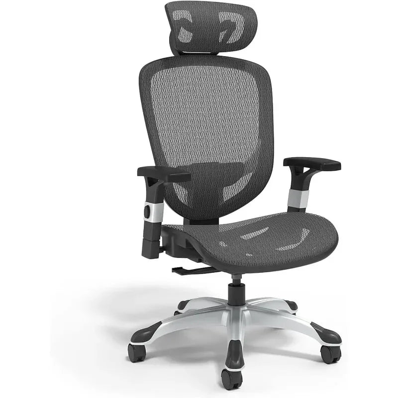 Staples Hyken Ergonomic Swivel Task Chair, Adjustable Office Chair with Breathable Mesh and Lumbar Support