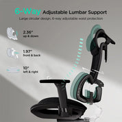 Big and Tall Ergonomic Office Chair with 6-Way Dynamic Lumbar Support