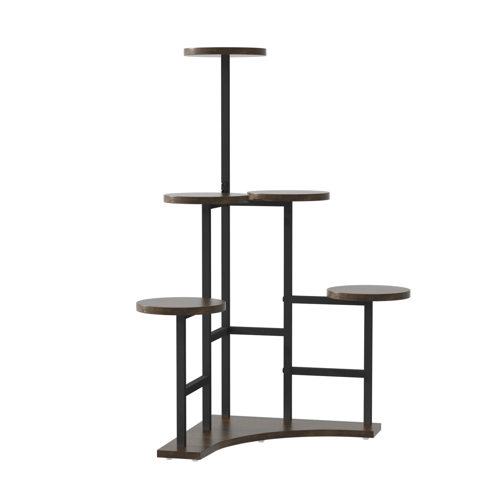 5 Tiered Corner Tall Plant Stand Shelf Floor Display Rack for Living Room Balcony