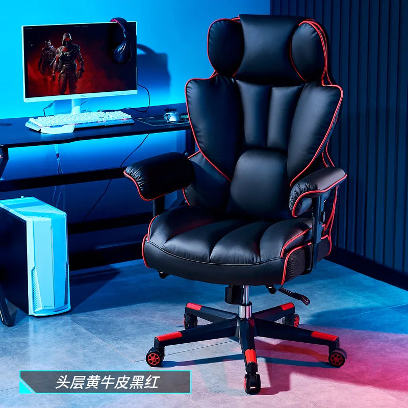 comfy gaming chair recliner recliner
headrest Long Sitting Solid chair adult Rotatable Luxury
cadeira gamer Home furniture