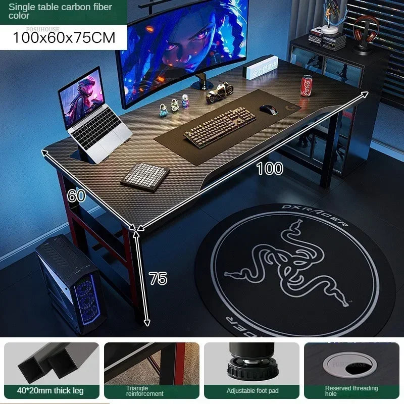 Nordic Desktop Computer E-sports Gaming Desk