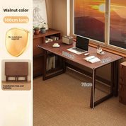 FurnishSpot™ SpaceSmart™ L-Shape Folding Bamboo Computer Desk – Corner Space-Saving Workstation