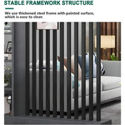 Modern Room Divider with Shelves, Privacy Screens Rooms Divider Bookcase, Separation Entrance Decor, Room Wall Panel for Home