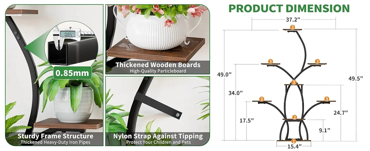 6 Tiered Plants Shelf for Indoor Plants