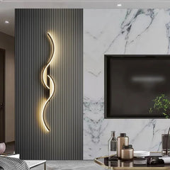 Modern LED Wall Lamp - Minimalist Long Strip Design