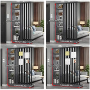 Modern Room Divider with Shelves, Privacy Screens Rooms Divider Bookcase, Separation Entrance Decor, Room Wall Panel for Home