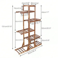 Wall Corner  Plant Stand Indoor Outdoor Garden Flower Pot Shelf Space Save