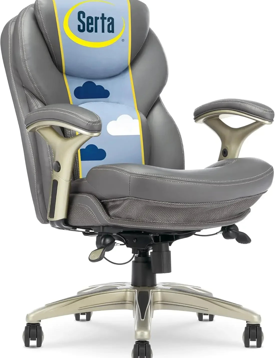 Ergonomic Adjustable Mid Back Desk Chair with Lumbar Support
