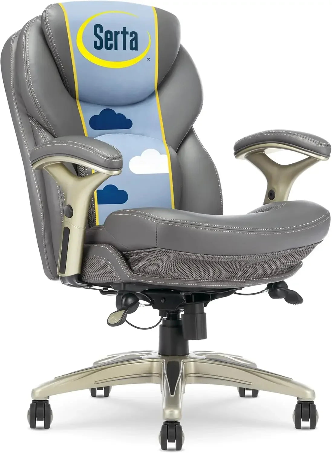 Ergonomic Adjustable Mid Back Desk Chair with Lumbar Support