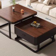 FurnishSpot® Solid Wood Coffee Table – Timeless Living Room Accent
