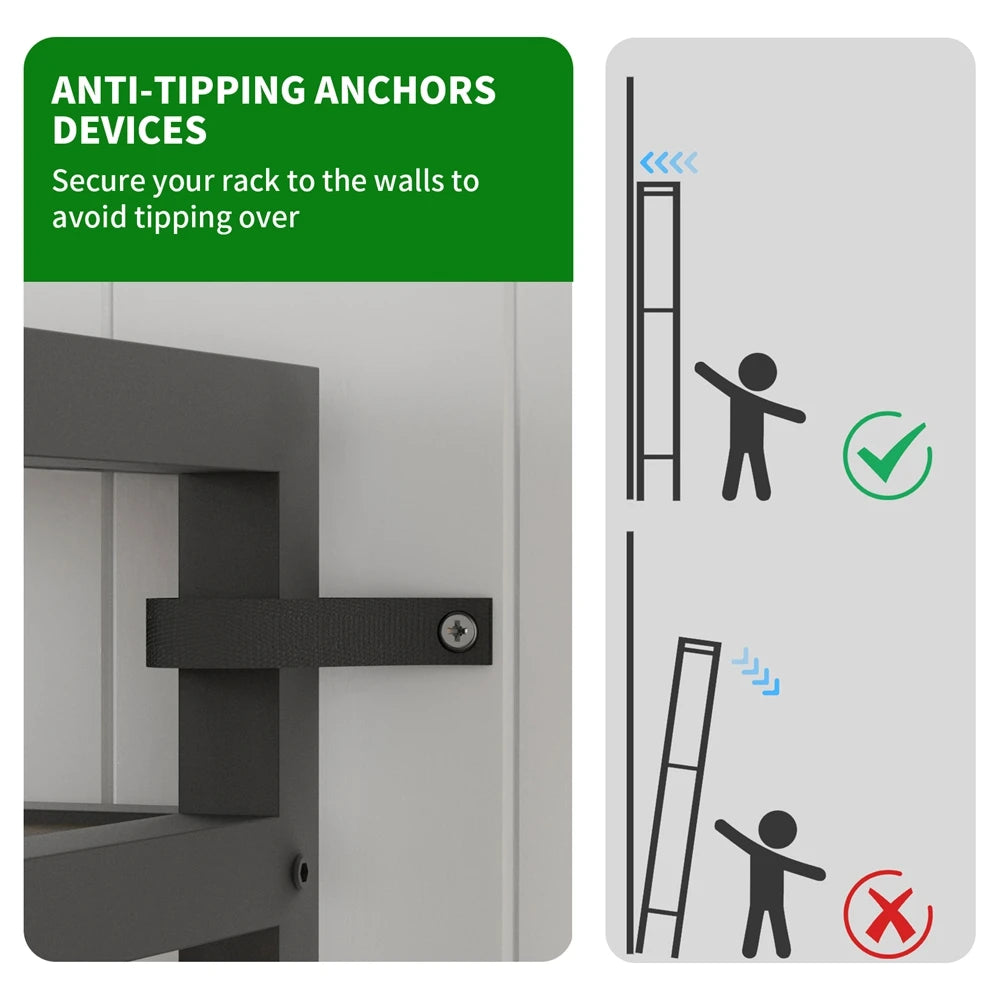 7 Tiered Tall Plant Stand Ladder Plant Rack Storage Shelf for Patio Garden Balcony Living Room