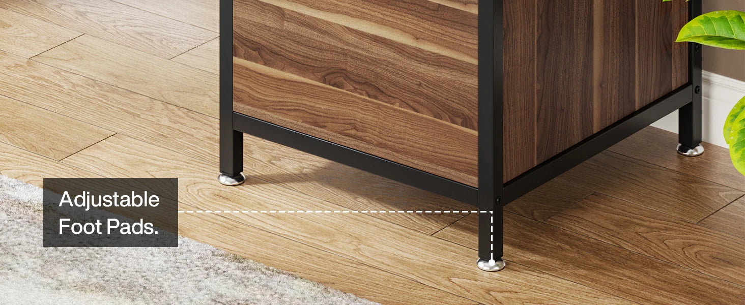 Computer Desk with 3 Drawers, 59-Inch PC Desk with Reversible Drawers, Industrial Study Writing Table Workstation with