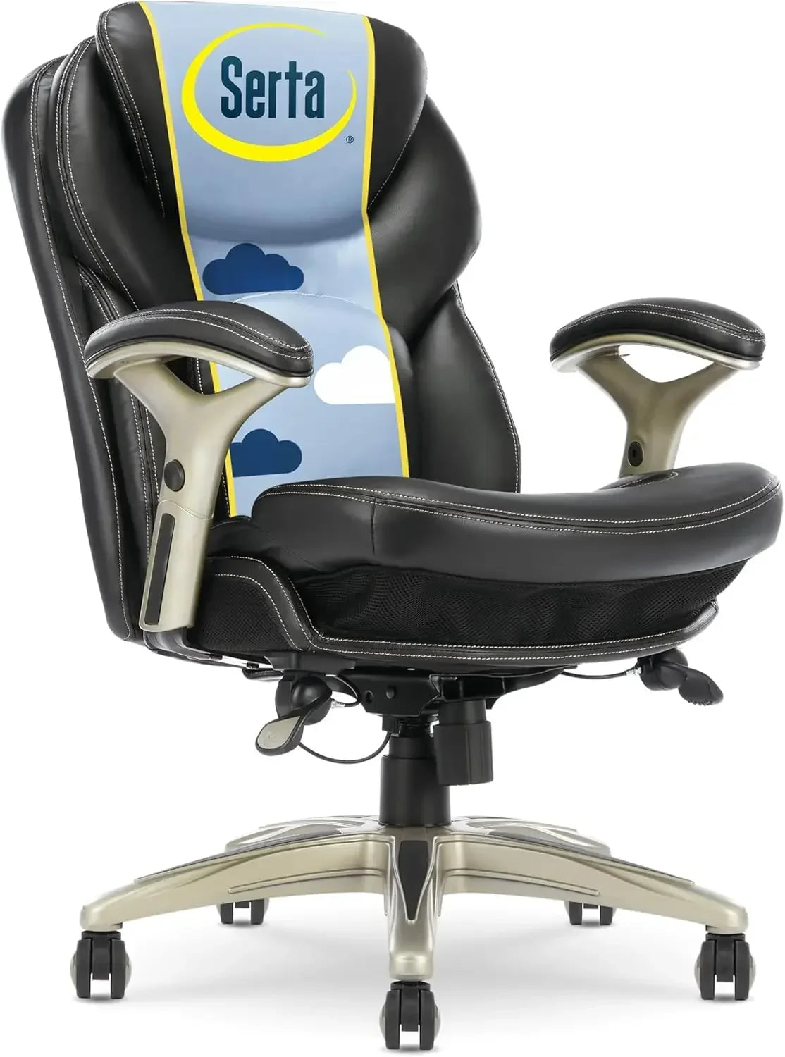 Ergonomic Adjustable Mid Back Desk Chair with Lumbar Support