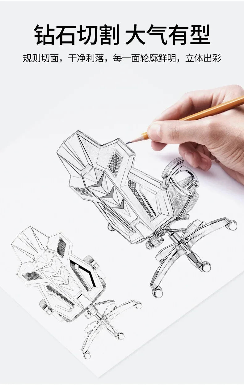 Ergonomic High Back Gaming Chair Racing Design