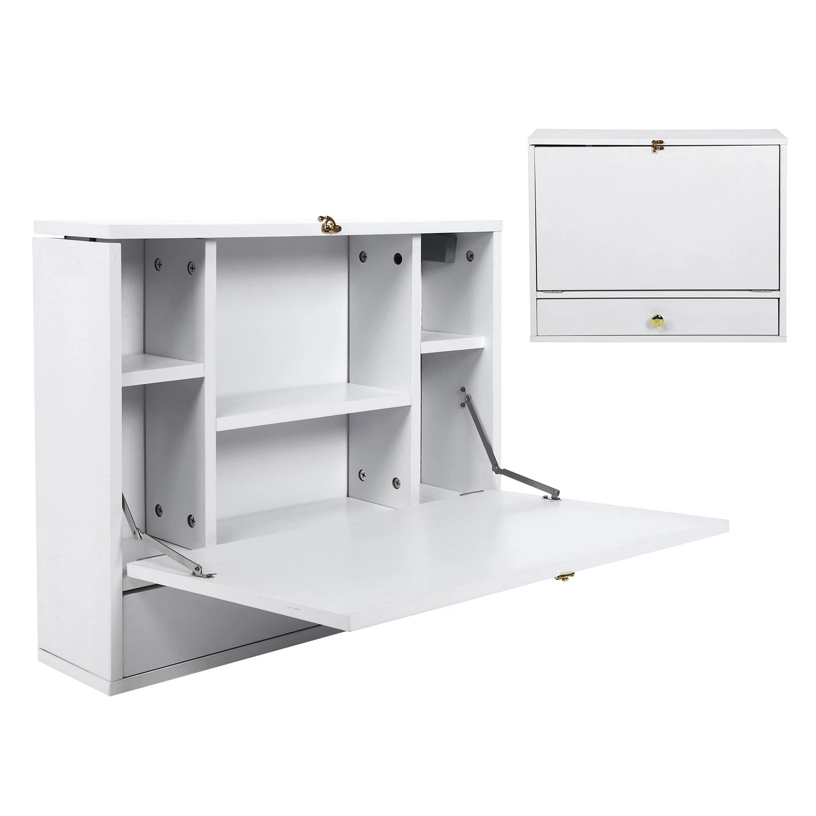Wall Mounted Multifunctional Foldable Desk