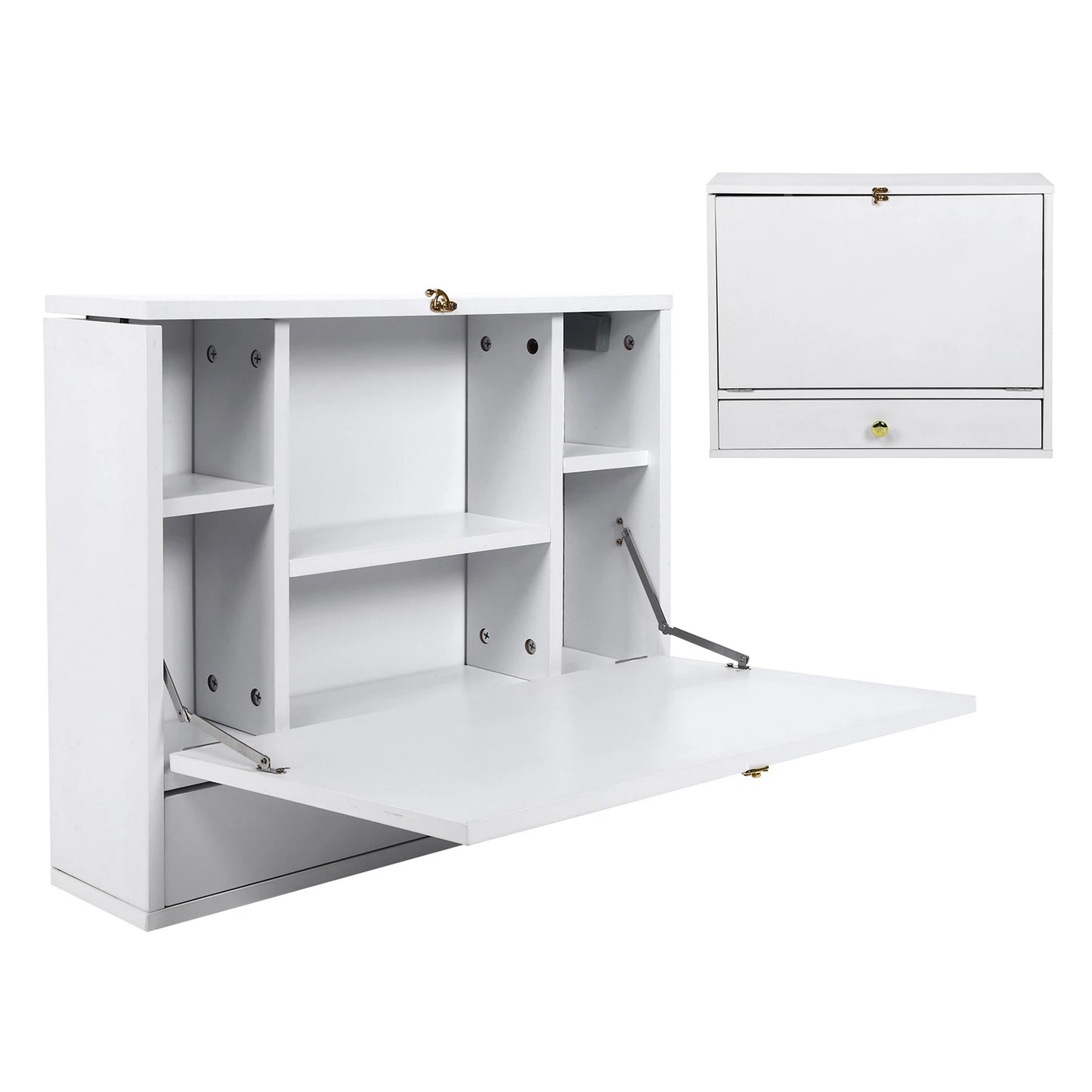 Wall Mounted Multifunctional Foldable Desk