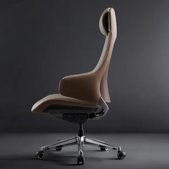Nordic Leather Modern Ergonomic Office Chair