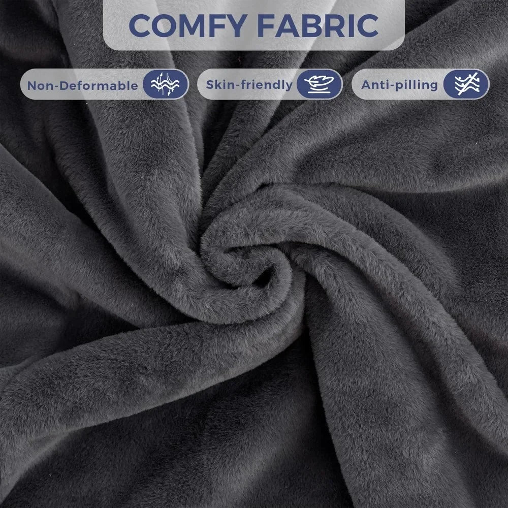 Bean Bag Chair for Adults, Large 6 ft Bean Bag Chair w/Foam Filling, Ultra Soft Fur Lazy Sofa, Machine Washable Cover