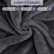 Bean Bag Chair for Adults, Large 6 ft Bean Bag Chair w/Foam Filling, Ultra Soft Fur Lazy Sofa, Machine Washable Cover