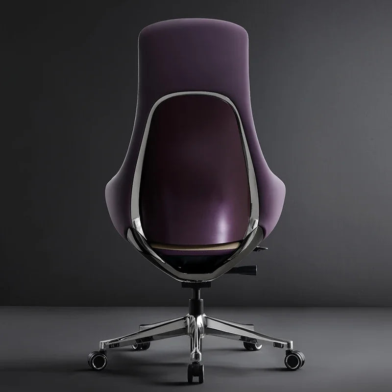 Nordic Leather Modern Ergonomic Office Chair