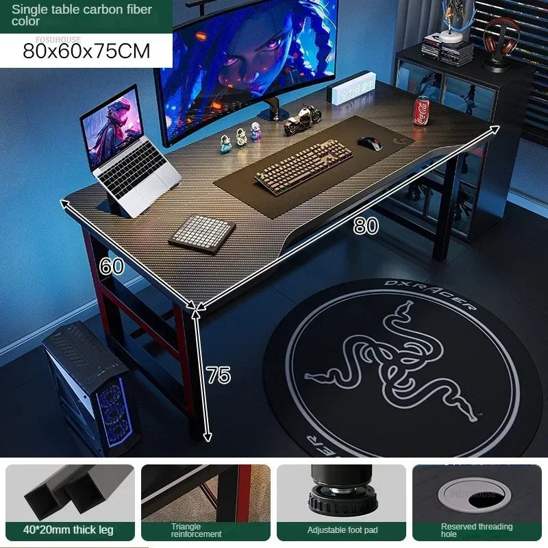 Nordic Desktop Computer E-sports Gaming Desk