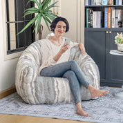 Bean Bag Chair, 3ft Bean Bag Couch for Adults, Large Arm Chair with Memory Foam, Machine Washable Comfy Sofa Chair for Gaming Re