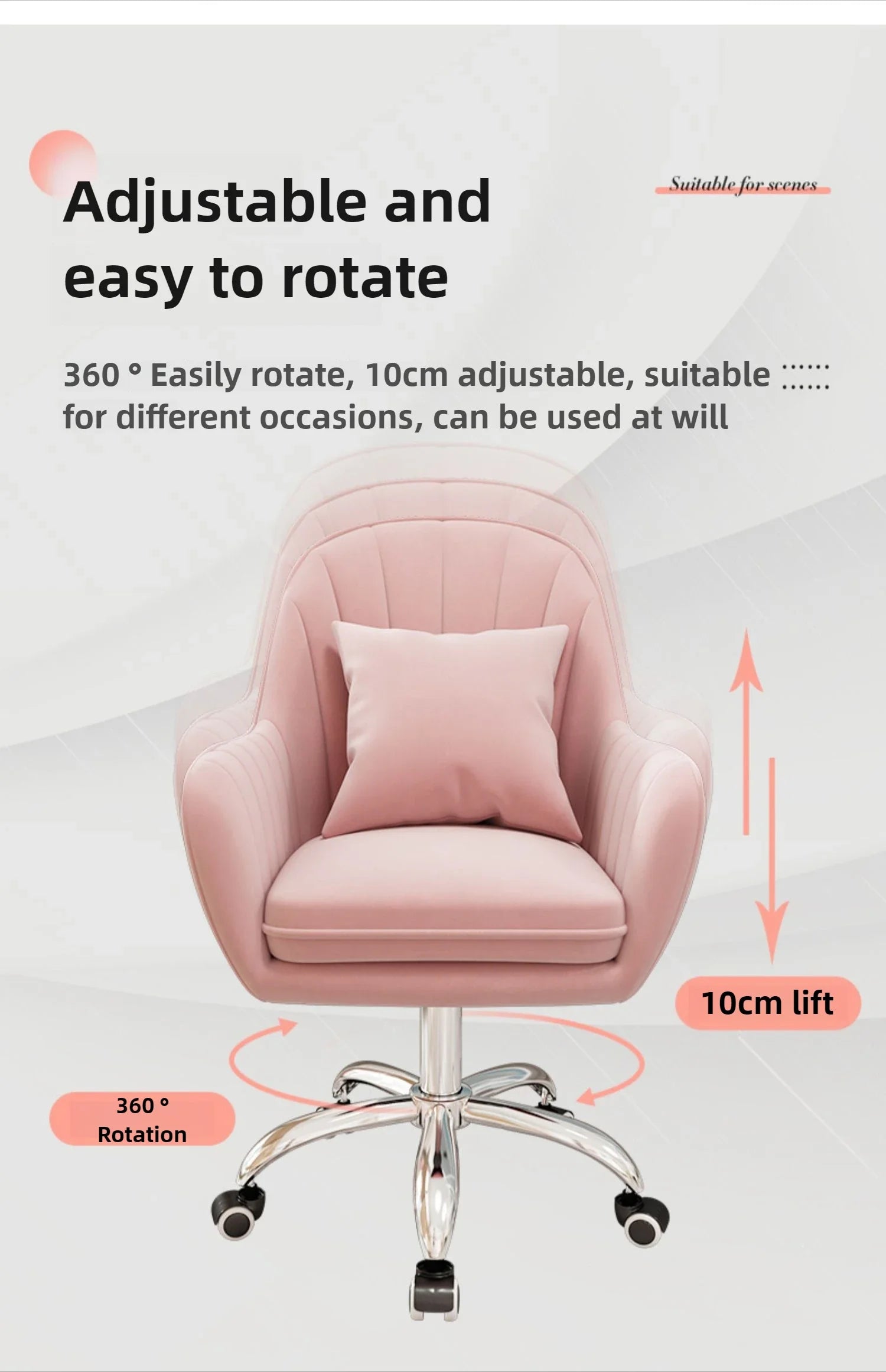 Sedentary backrest casual office chair