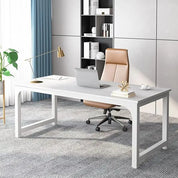 70.8”Executive Desk, Large Office Computer Desk with Thicken Frame, Modern Simple Workstation Business Furniture for Home Offic