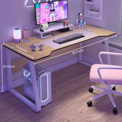 Gaming Desk Computer Writing Table Student Art Modren Simple Style PC Wood Suitable for Home, Office
