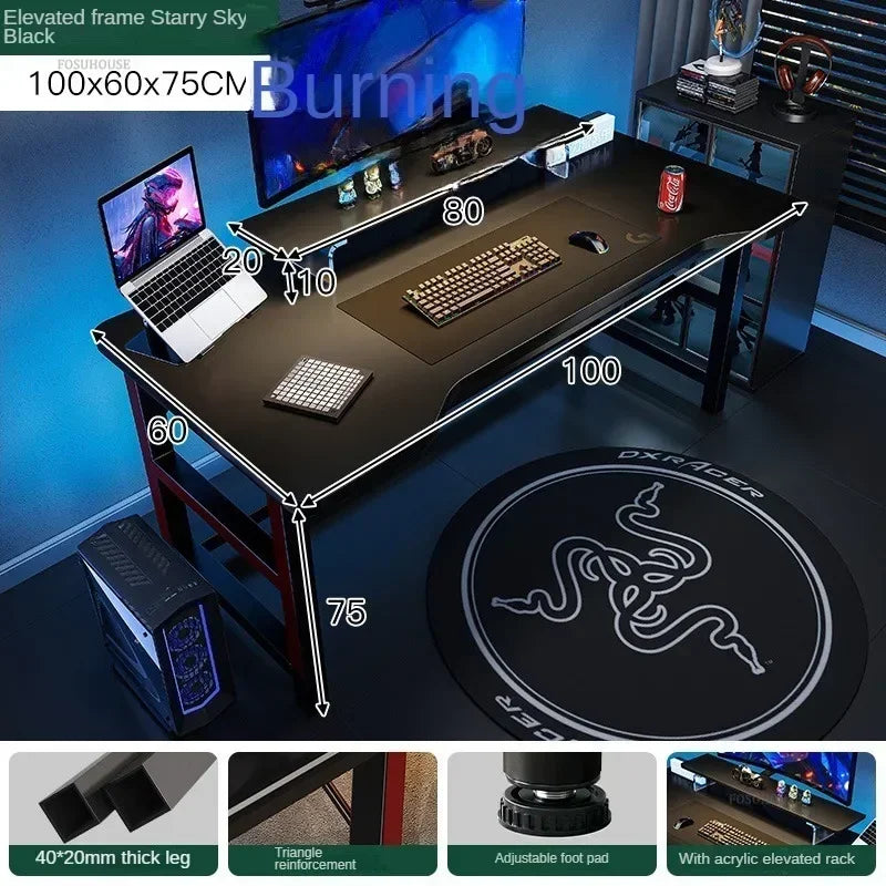 Nordic Desktop Computer E-sports Gaming Desk