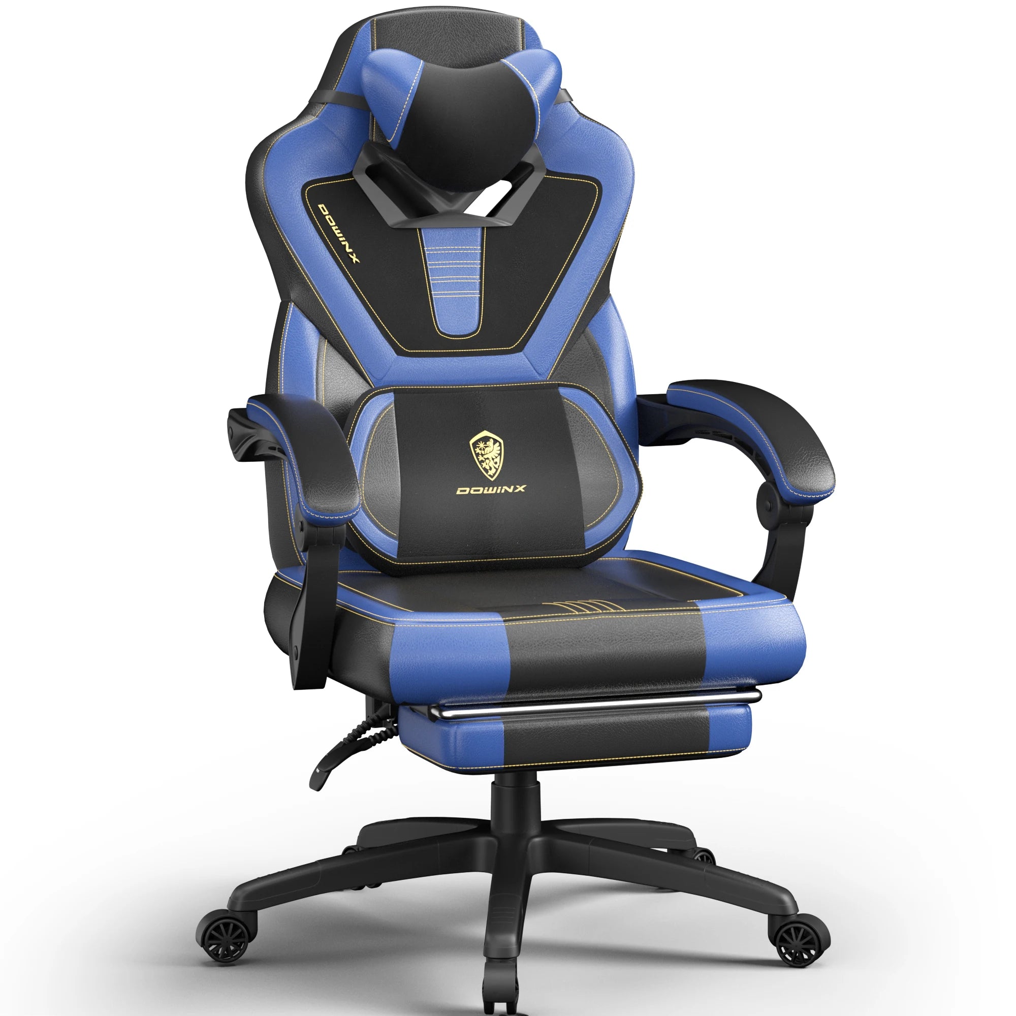 Big and Tall Fabric Gaming Chair for Heavy People with Footrest