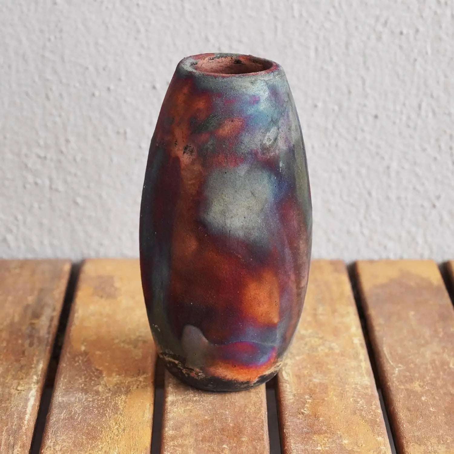 6-inch handmade ceramic vase - Bohemian style, gift box, gift for mom, home decor