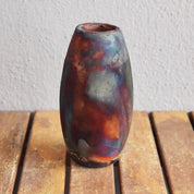 6-inch handmade ceramic vase - Bohemian style, gift box, gift for mom, home decor