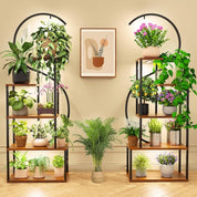 Plant Stand Indoor with Grow Lights, Large Plant Stands for Indoor Plants Multiple, 67" Tall Plant Shelf Indoor, 10 Lights Tiere