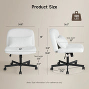 Cross Leg Office Chair w/ Double Layer Sponge Cushion