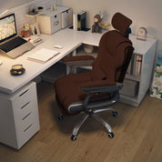 Ergonomic Executive Reclining Office Chair with Footrest Lumbar Support