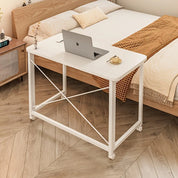 Folding movable computer table