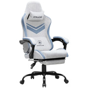 Adjustable Reclining Gaming Chair with Lumbar Support Footrest