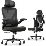 Ergonomic Mesh Office Chair w/ Lumbar Support, and Headrests